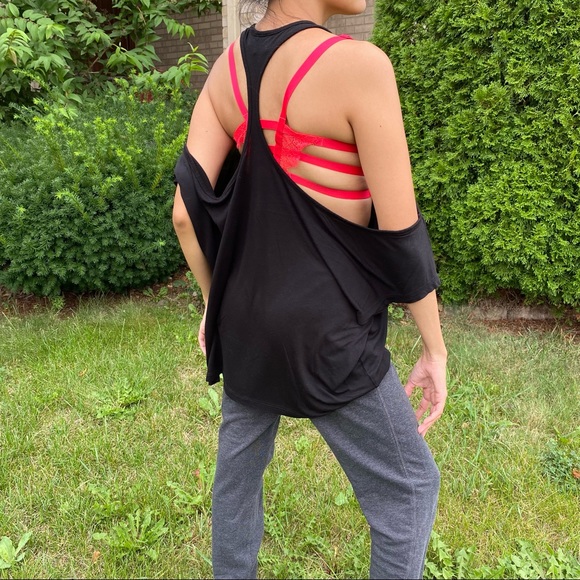 ⭐️ ASOS Cold Shoulder Racerback Top - Picture 5 of 13